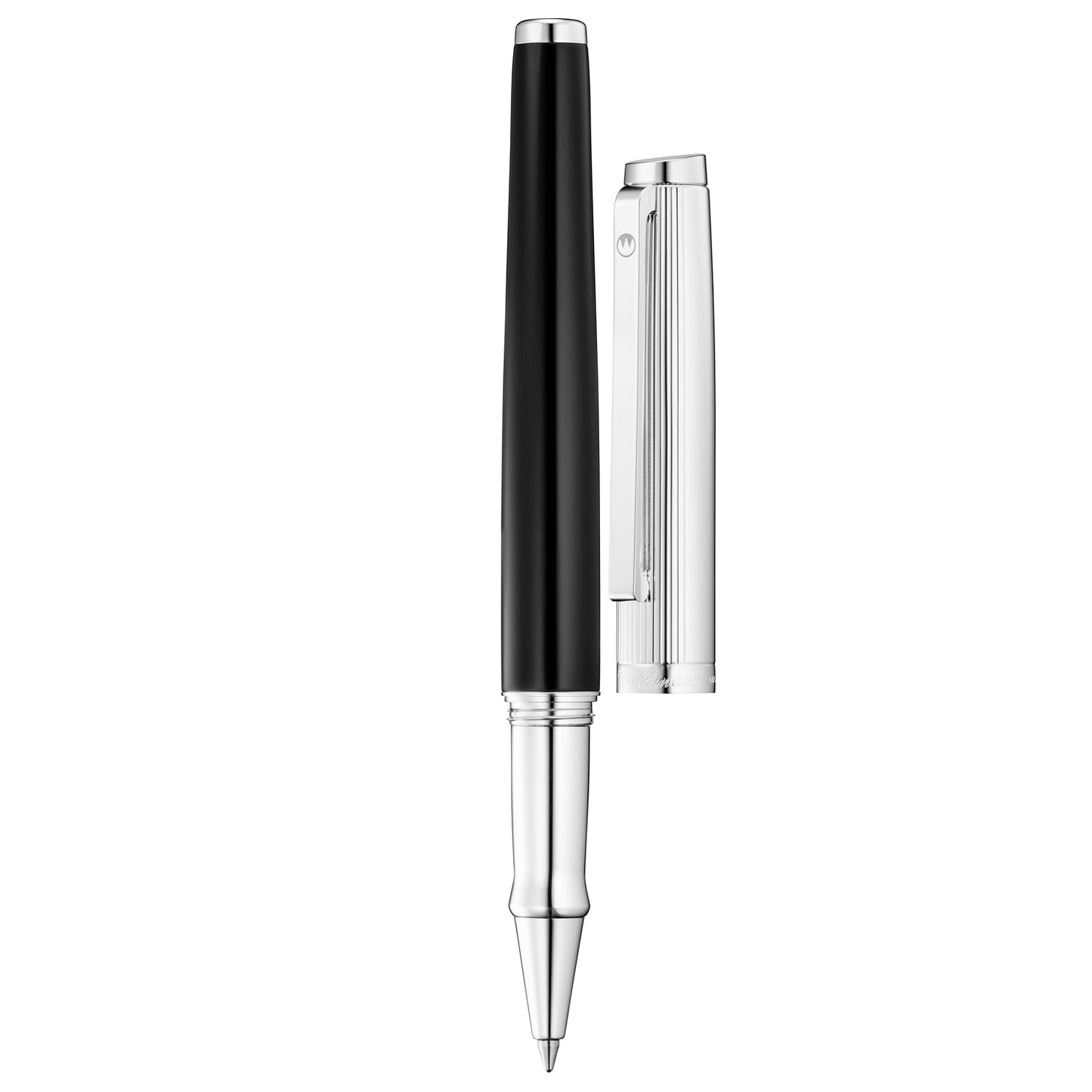Waldmann Tuscany Black/Silver CT Roller Ball Pen 0050
