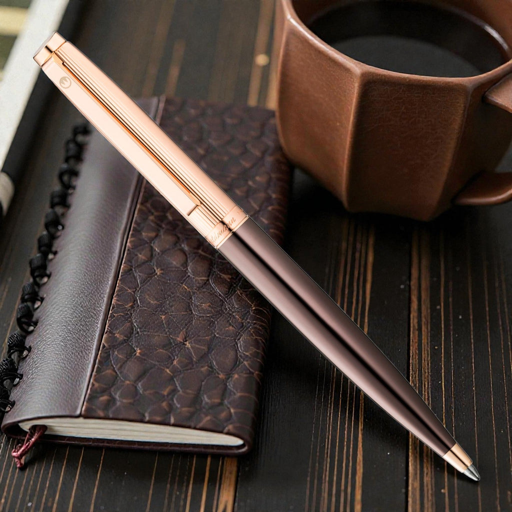 Waldmann Tuscany Chocolate/Rose Gold RGT Ballpoint Pen 0051