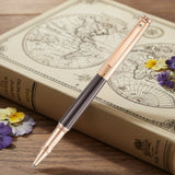 Waldmann Tuscany Chocolate/Rose Gold RGT Roller Ball Pen 0053