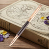 Waldmann Tuscany Chocolate/Rose Gold RGT Roller Ball Pen 0053