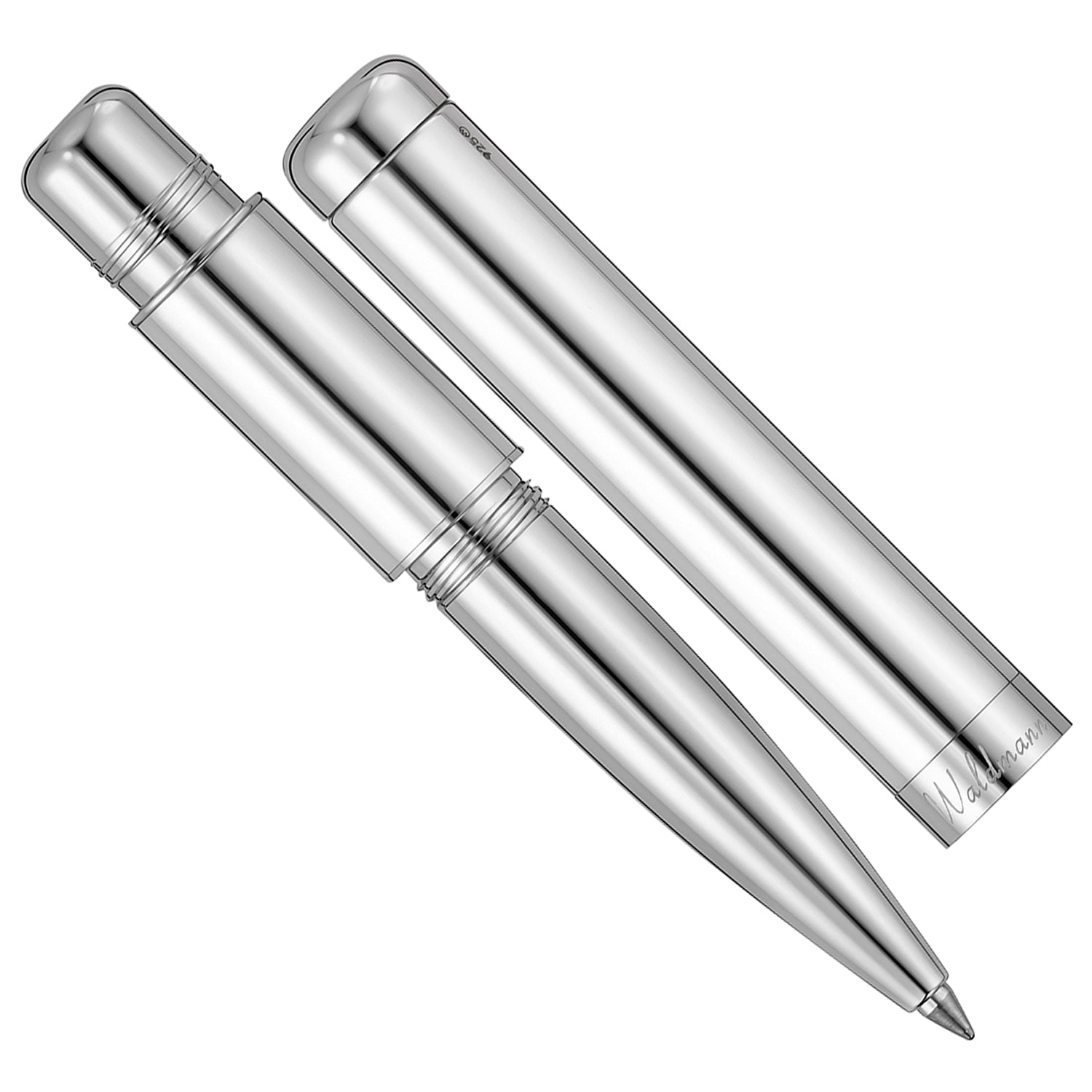 Waldmann Voyager Silver CT Roller Ball Pen 5729