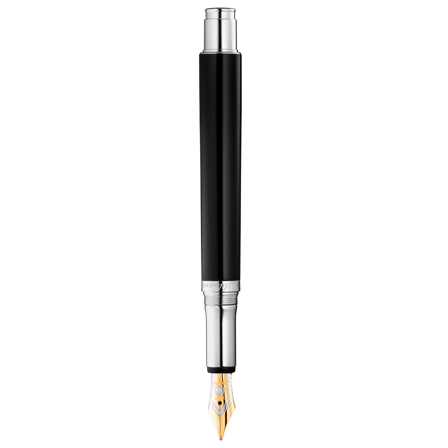 Waldmann Xetra Vienna Black CT 18CT Fountain Pen
