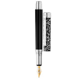 Waldmann Xetra Vienna Black CT 18CT Fountain Pen