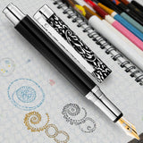 Waldmann Xetra Vienna Black CT 18CT Fountain Pen