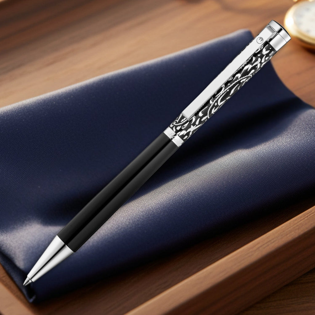 Waldmann Xetra Vienna Black CT Ballpoint Pen 0042