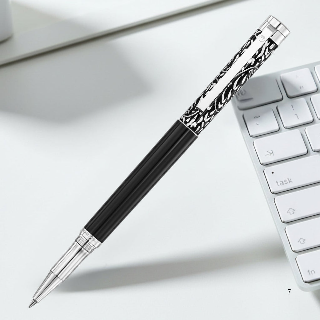 Waldmann Xetra Vienna Black CT Roller Ball Pen 0044