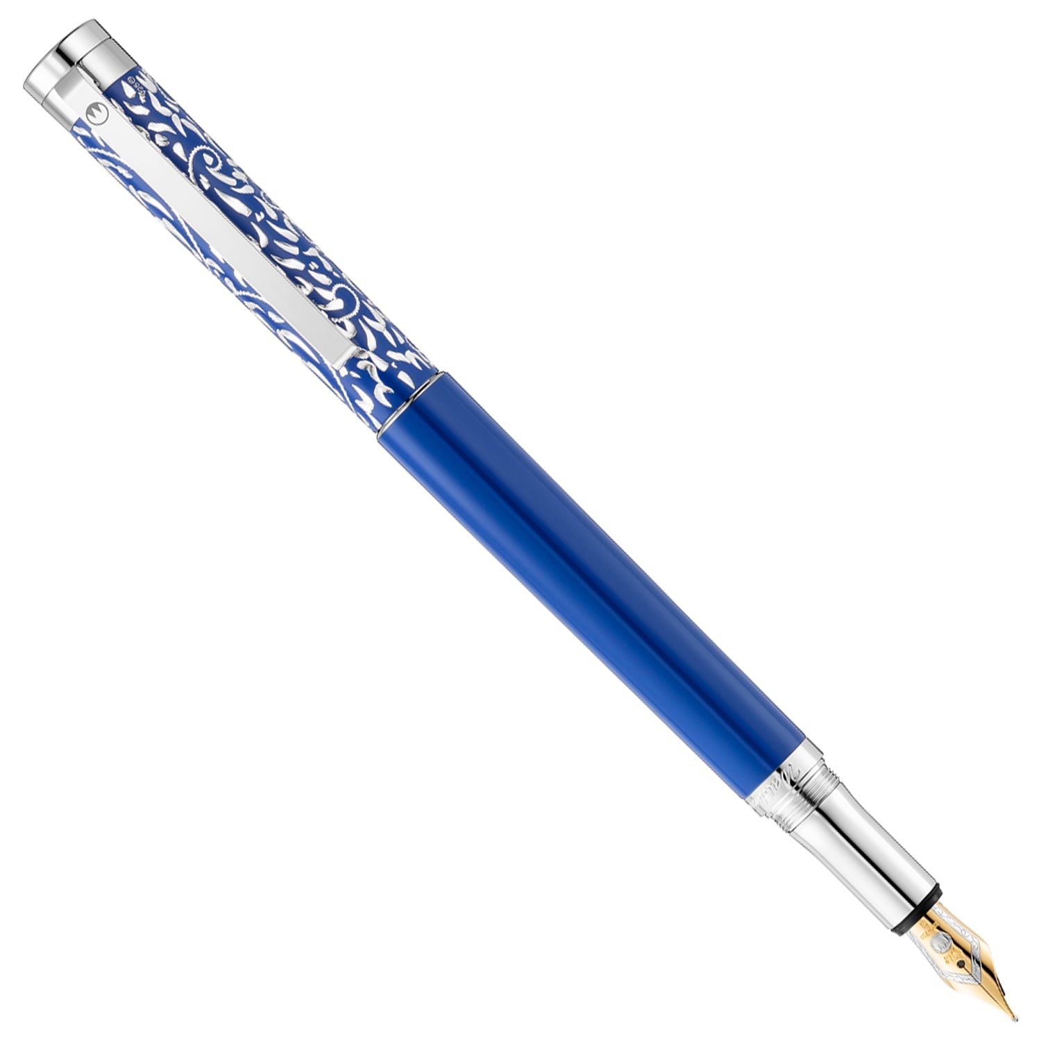 Waldmann Xetra Vienna Blue CT 18CT Fountain Pen
