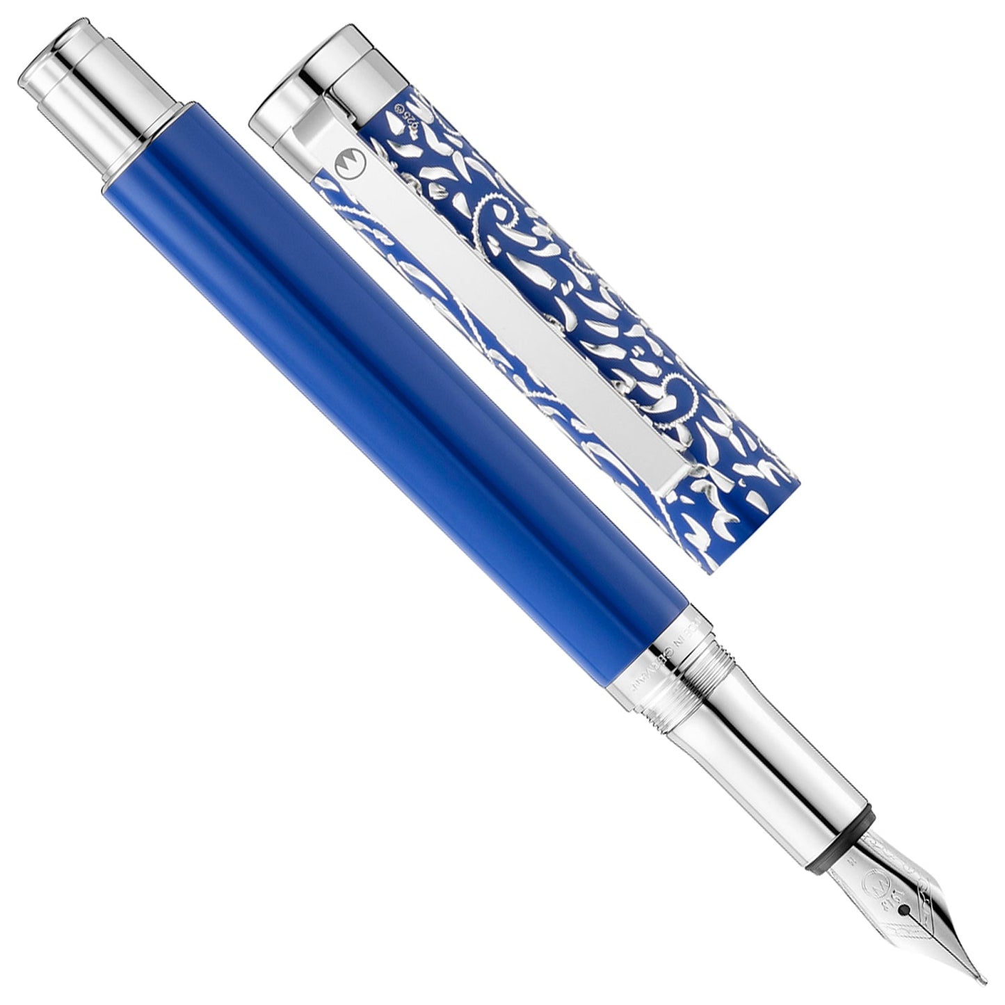 Waldmann Xetra Vienna Blue CT Fountain Pen