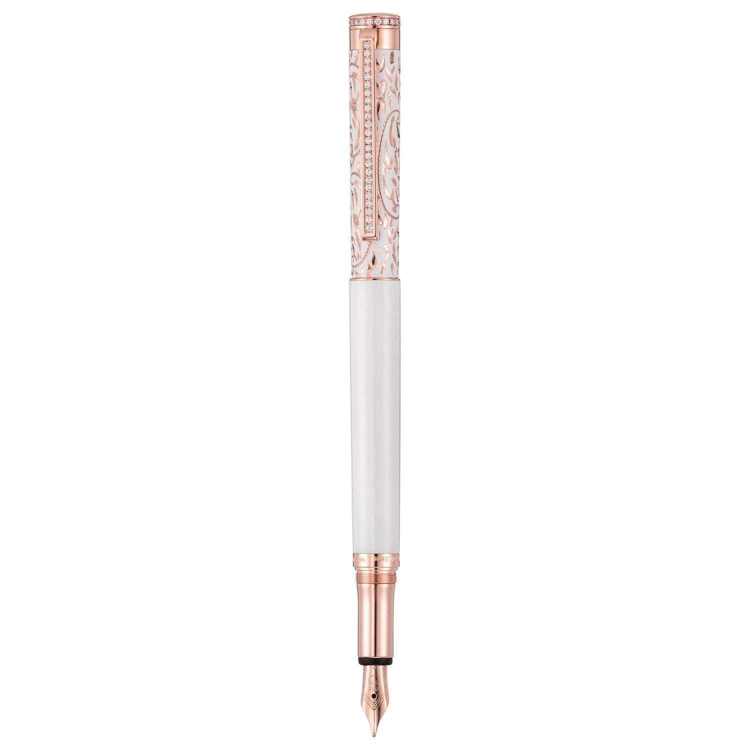 Waldmann Xetra Vienna Diamond Lady White RGT Fountain Pen