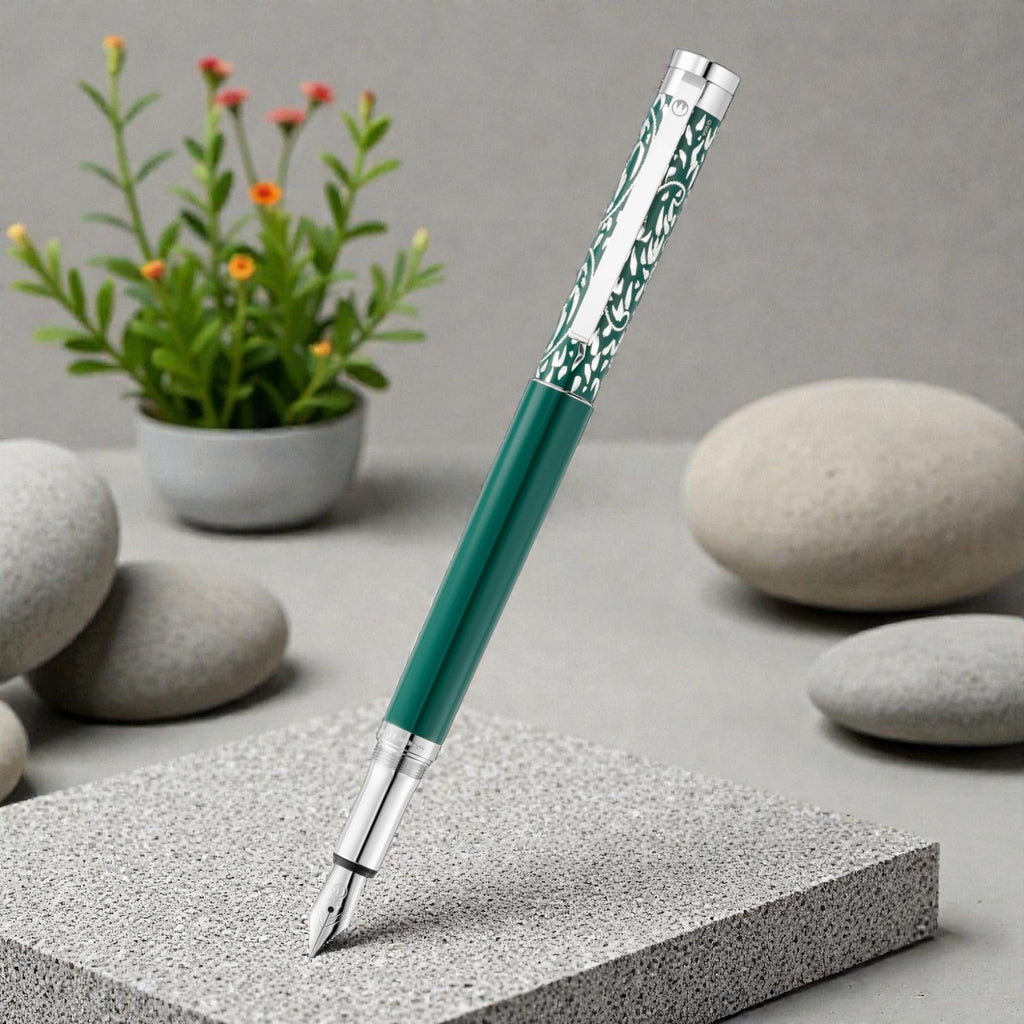 Waldmann Xetra Vienna Green CT Fountain Pen