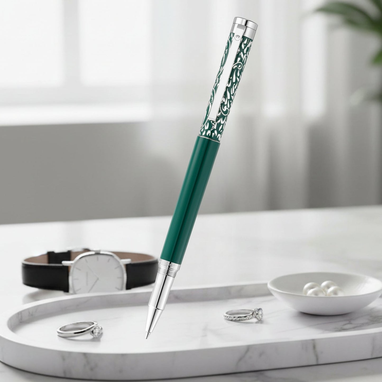 Waldmann Xetra Vienna Green CT Roller Ball Pen 8744 (Special Edition)