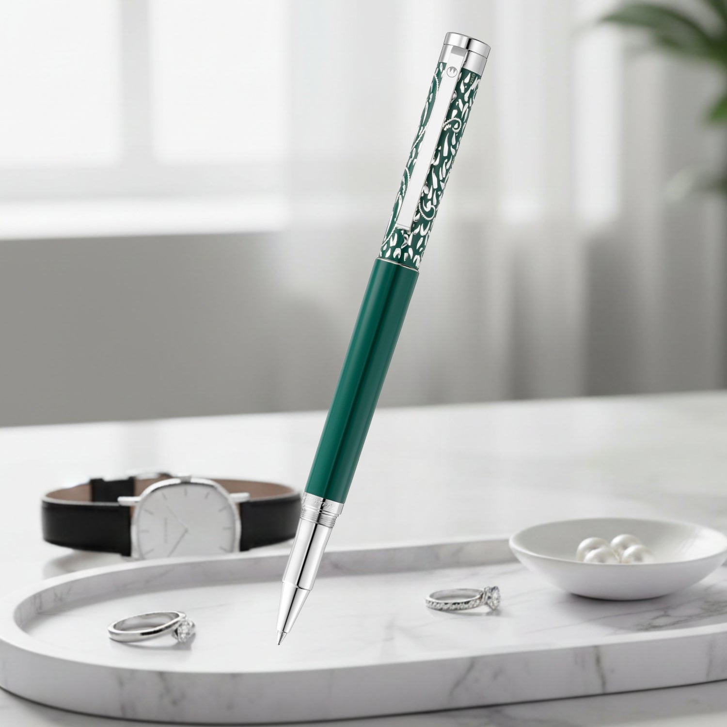 Waldmann Xetra Vienna Green CT Roller Ball Pen 8744 (Special Edition)