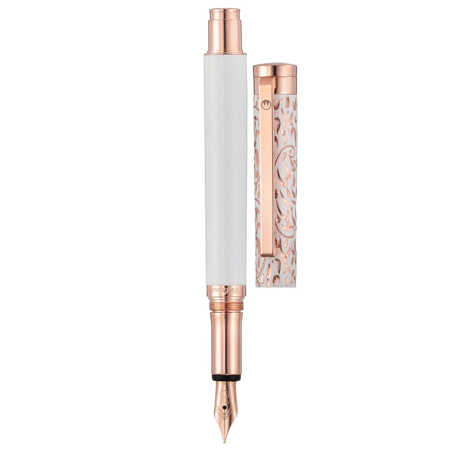 Waldmann Xetra Vienna Lady White RGT Fountain Pen
