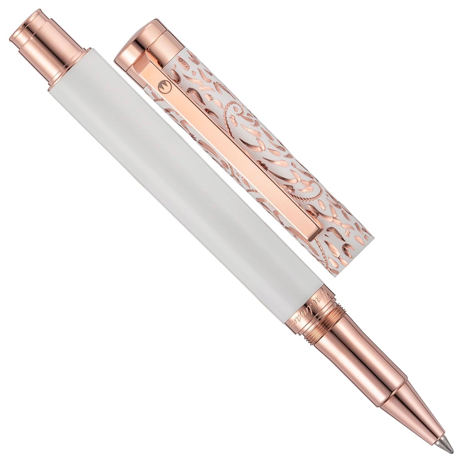 Waldmann Xetra Vienna Lady White RGT Roller Ball Pen 5709