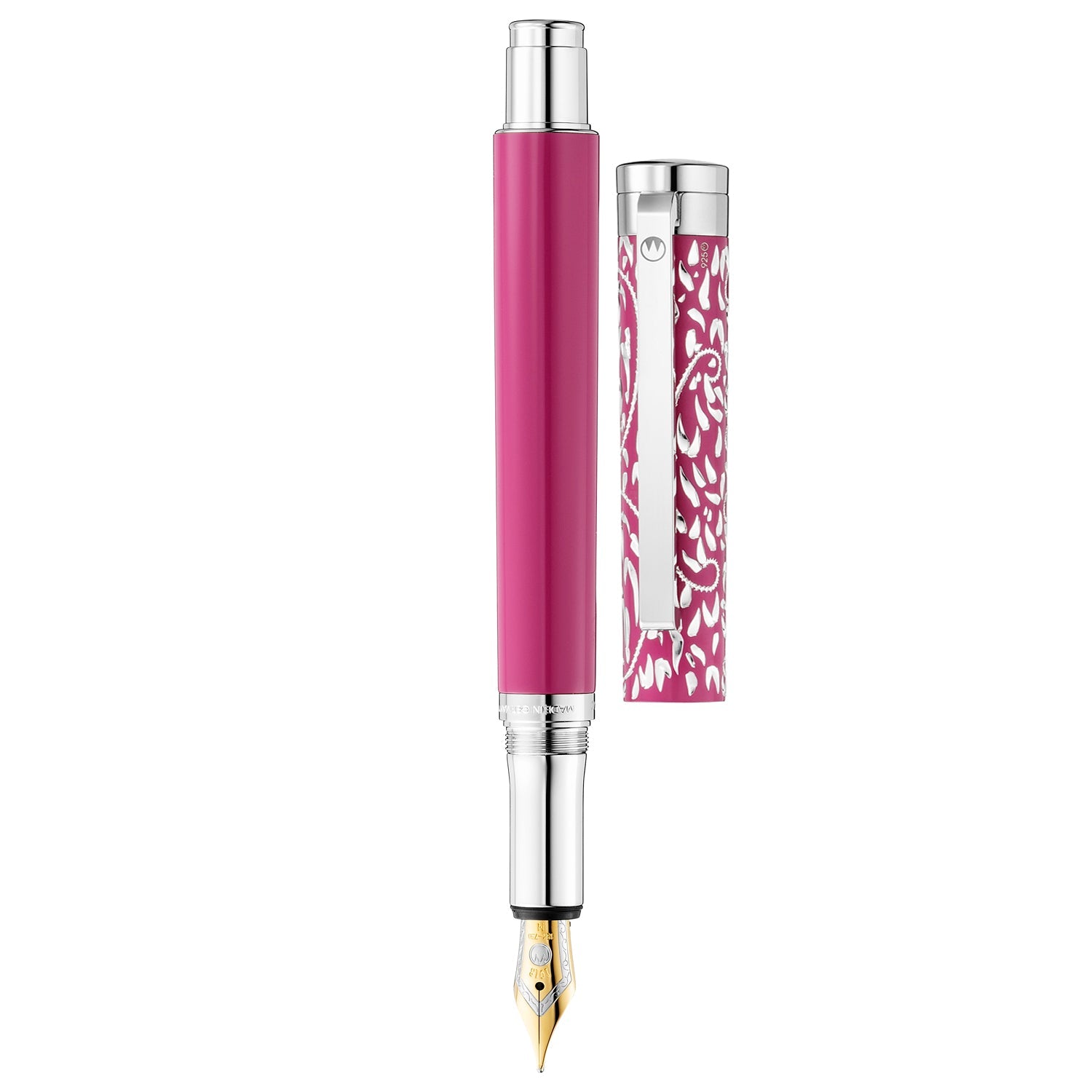 Waldmann Xetra Vienna Pink CT 18CT Fountain Pen