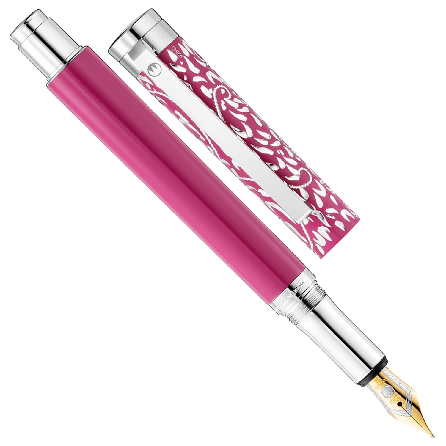Waldmann Xetra Vienna Pink CT 18CT Fountain Pen