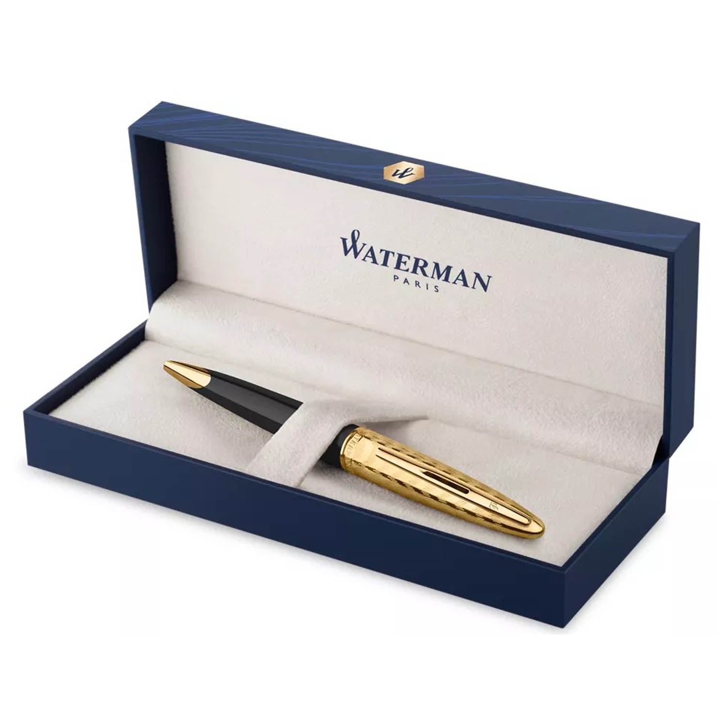 Waterman Carene Opera Deluxe Black GT Ballpoint Pen 9000040710