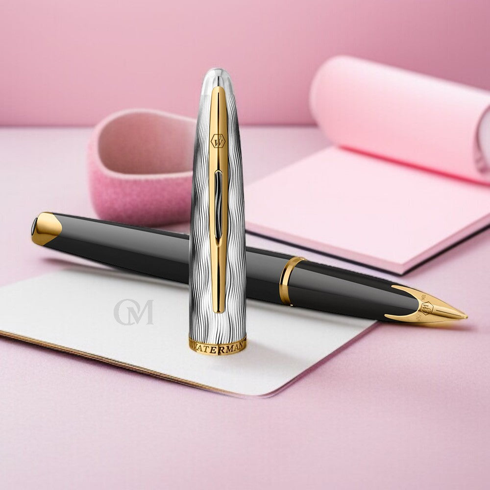 Waterman Carene Reflections Of Paris Deluxe Black GT Fountain Pen