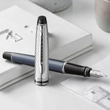 Waterman Expert Metallic Stone Deluxe Blue CT Fountain Pen