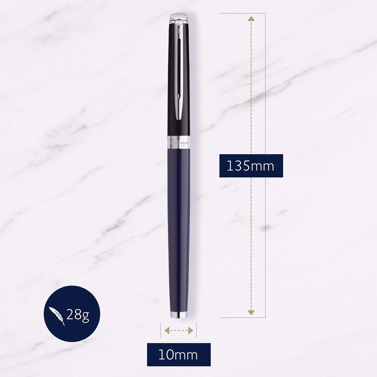 Waterman Hemisphere Colour Block Blue/Black CT Roller Ball Pen 9000037254