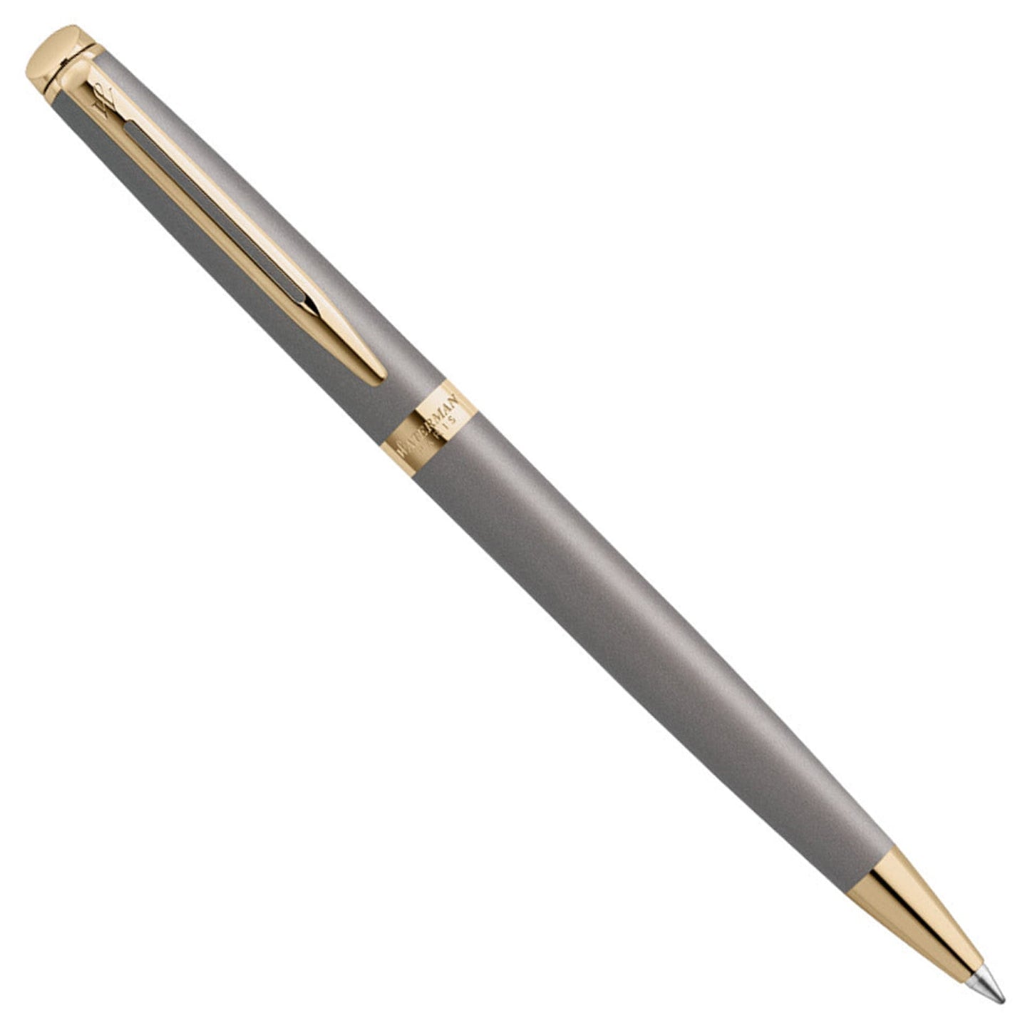 Waterman Hemisphere Metallic Grey GT Ballpoint Pen 9000039923