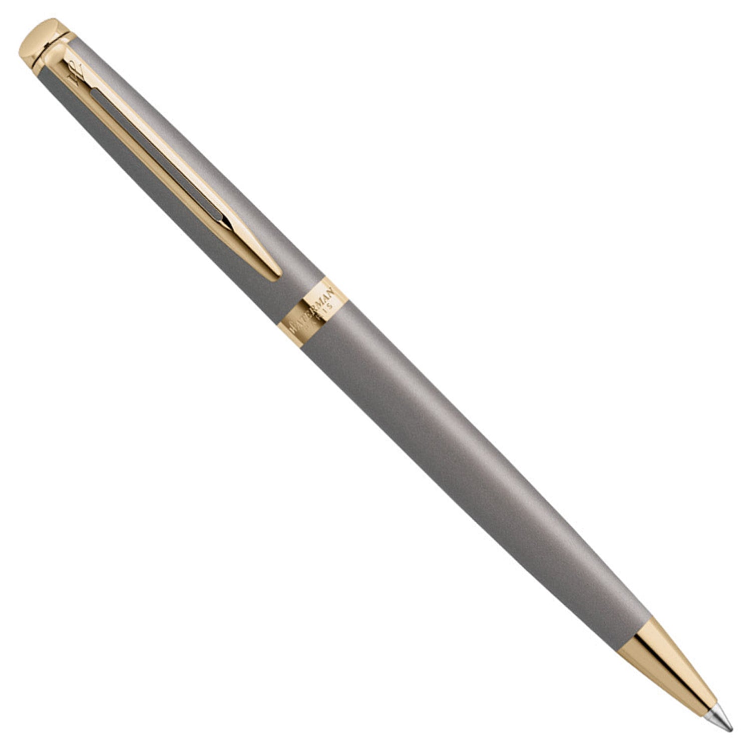 Waterman Hemisphere Metallic Grey GT Ballpoint Pen 9000039923