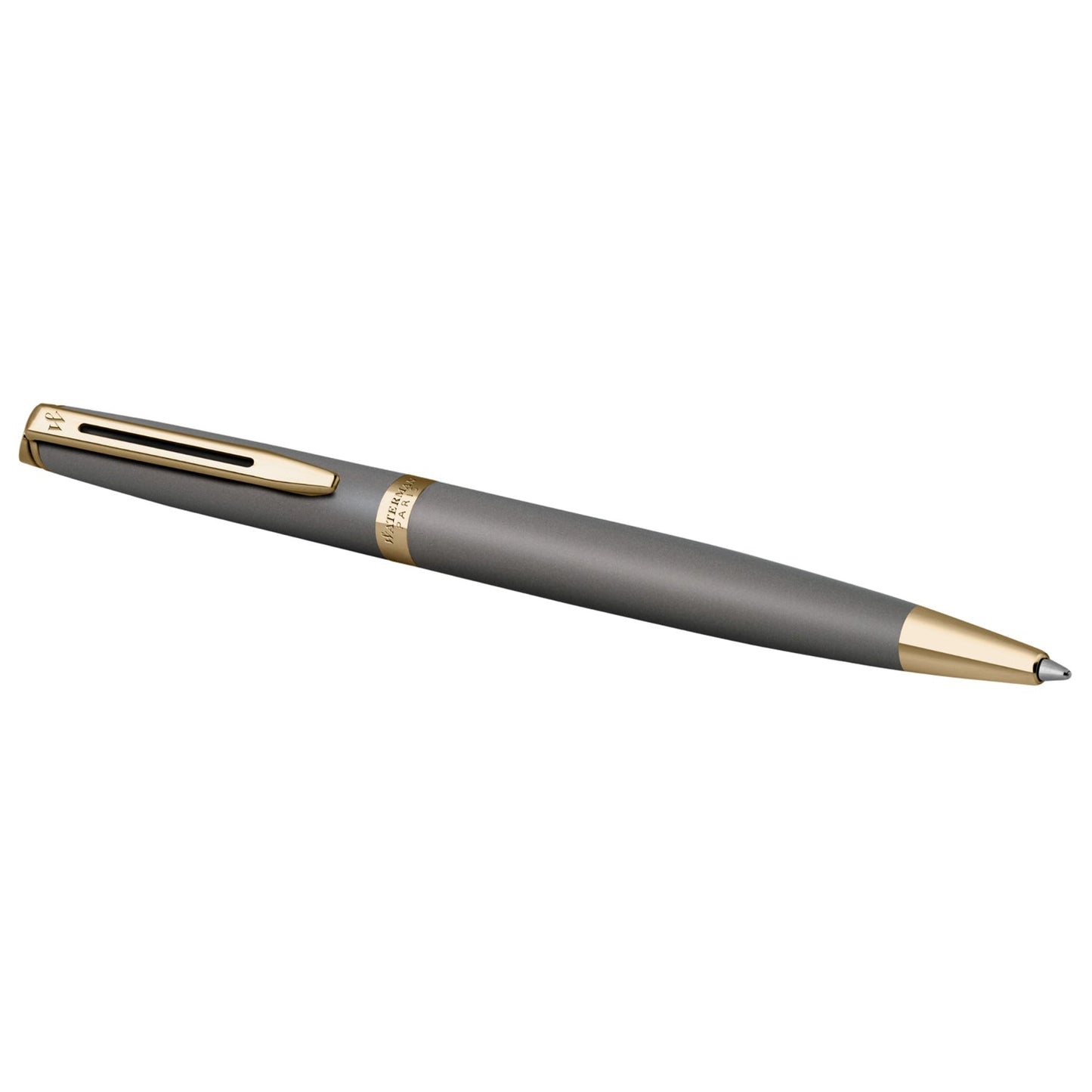 Waterman Hemisphere Metallic Grey GT Ballpoint Pen 9000039923