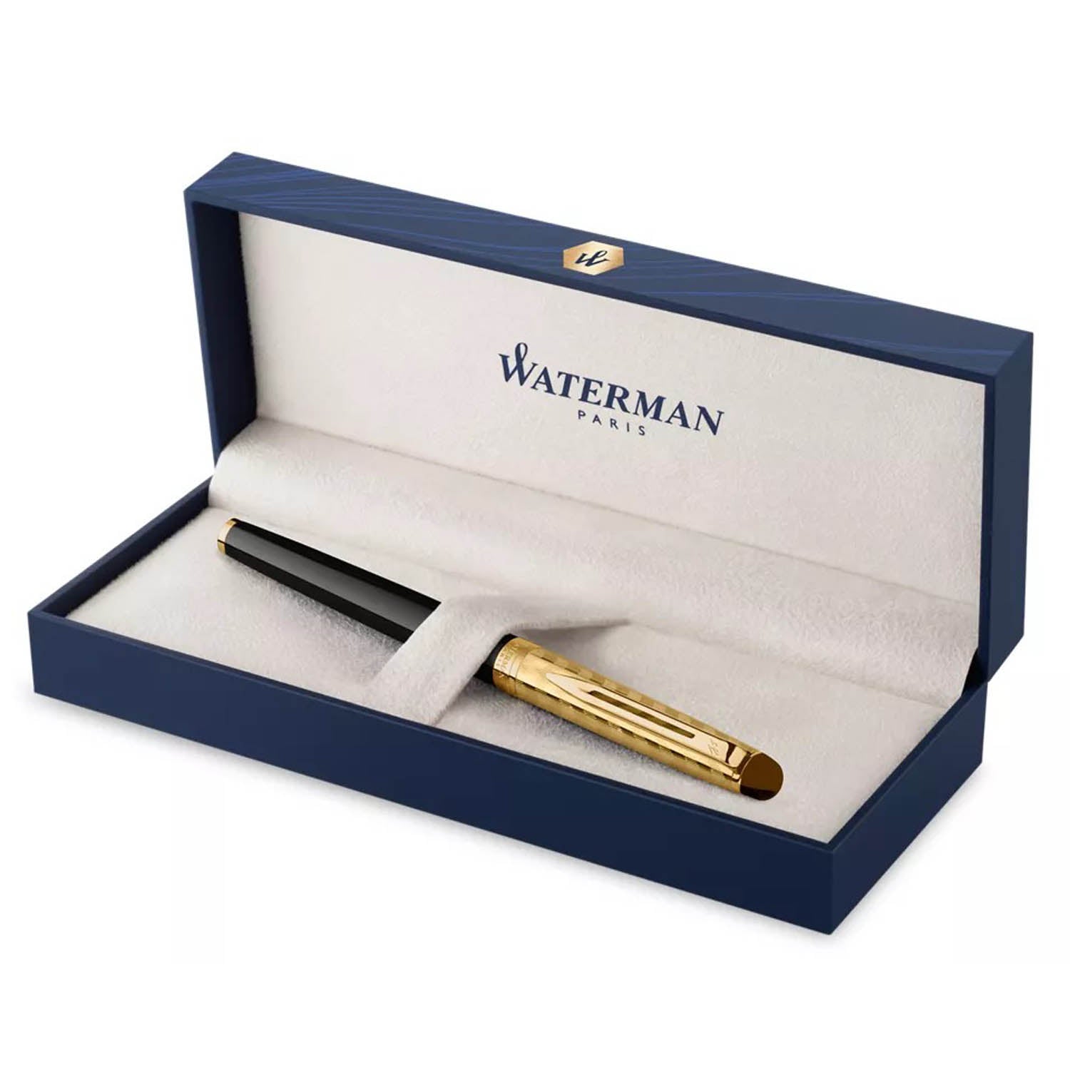 Waterman Hemisphere Opera Deluxe Black GT Roller Ball Pen 9000040714