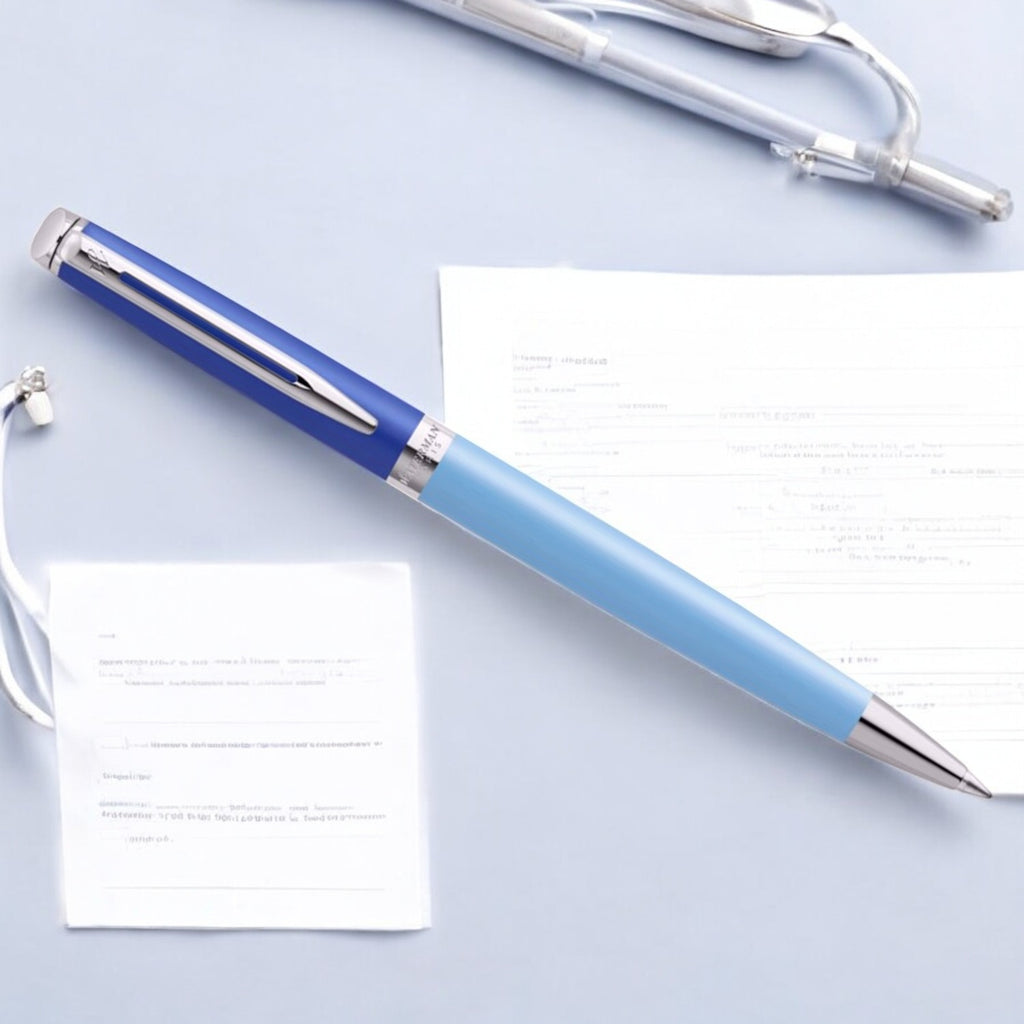 Waterman Hemisphere Colour Blocking Blue CT Ballpoint Pen 9000034688