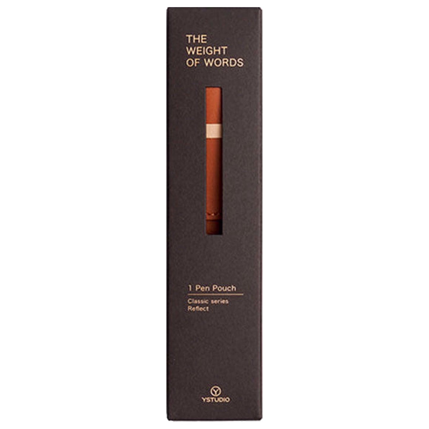 Ystudio Classic Reflect One Pen Case (Caramel) 1CACC0009CAX