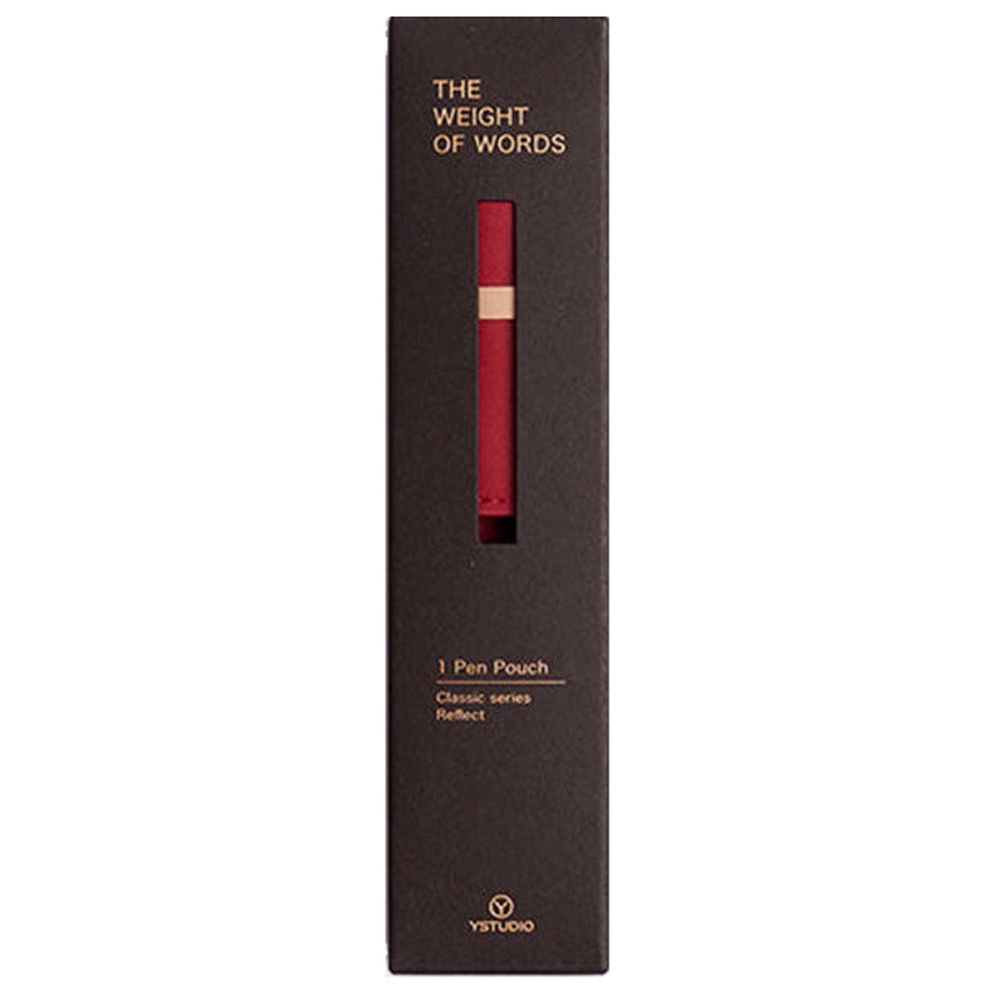 Ystudio Classic Reflect One Pen Case (Red) 1CACC0009RDX