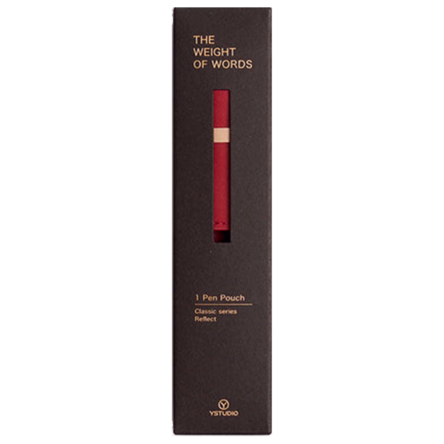 Ystudio Classic Reflect One Pen Case (Red) 1CACC0009RDX
