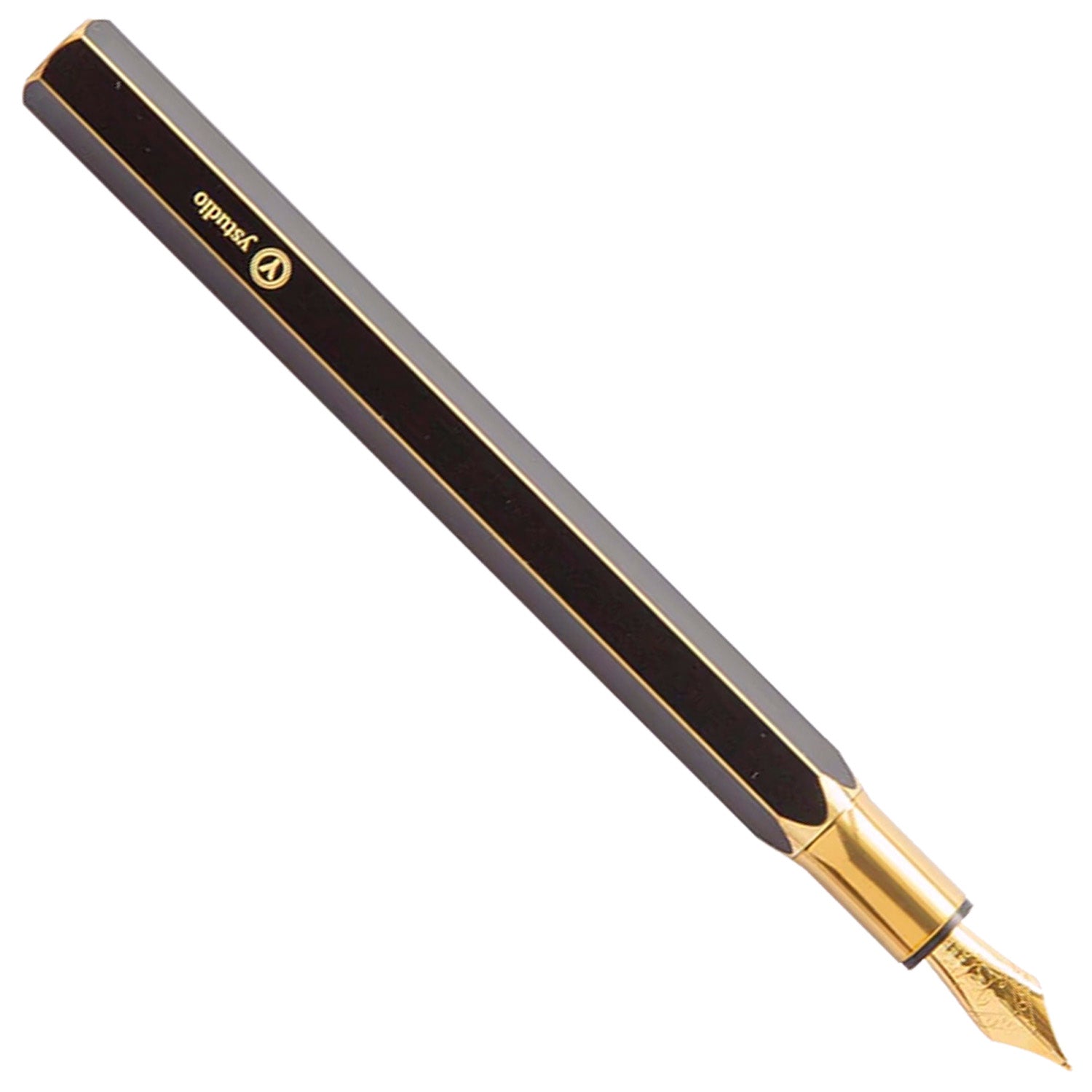 Ystudio Classic Revolve Black Desk Fountain Pen