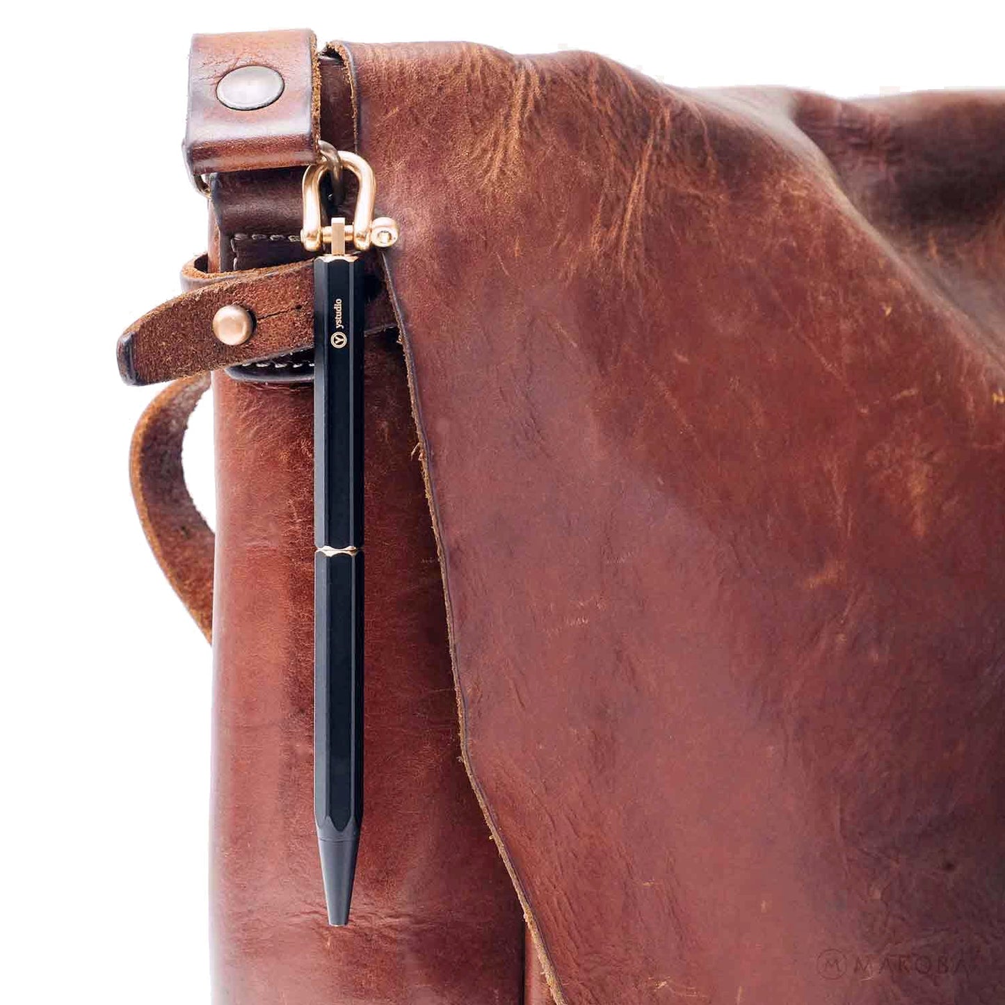 Ystudio Classic Revolve Black Portable Ballpoint Pen 1CBPP0003BKX