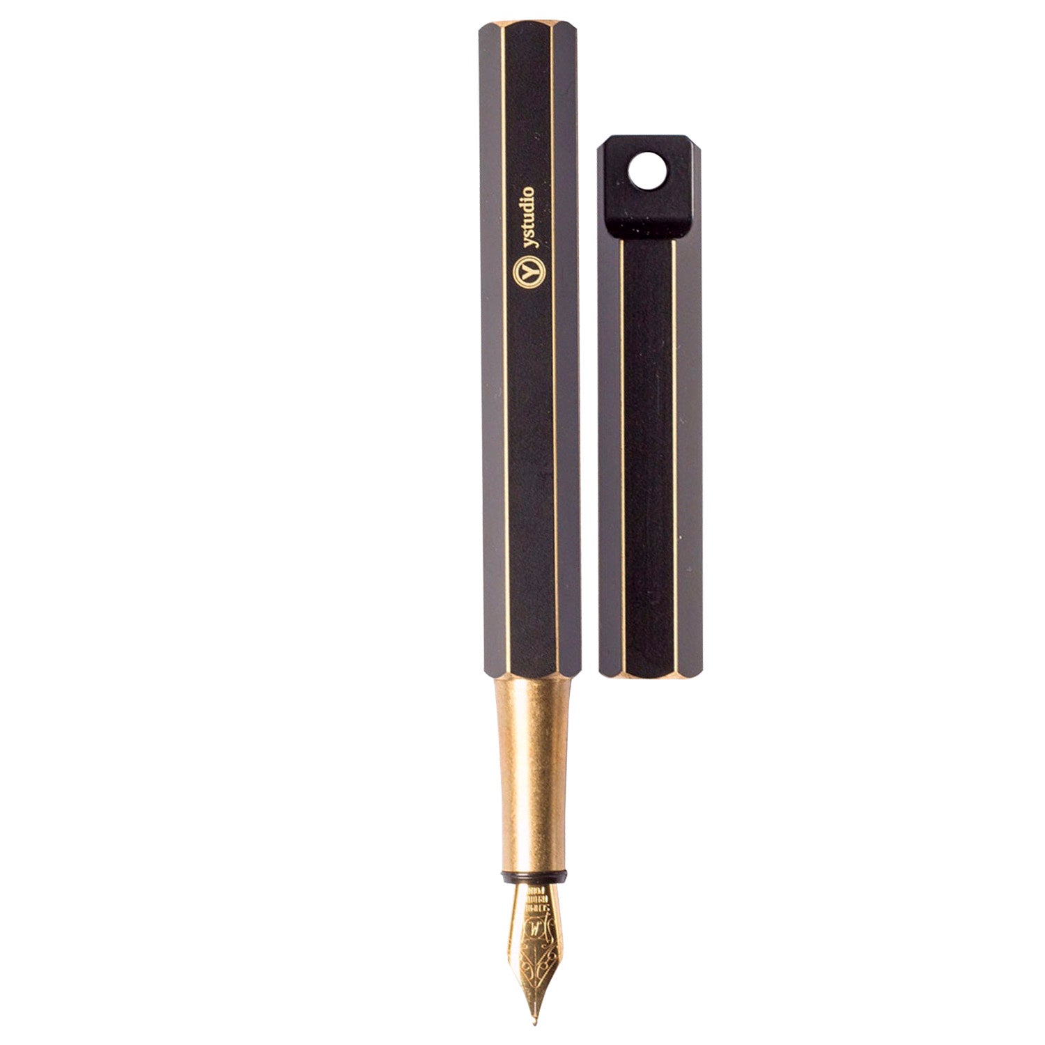 Ystudio Classic Revolve Black Portable Fountain Pen