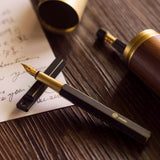 Ystudio Classic Revolve Black Portable Fountain Pen