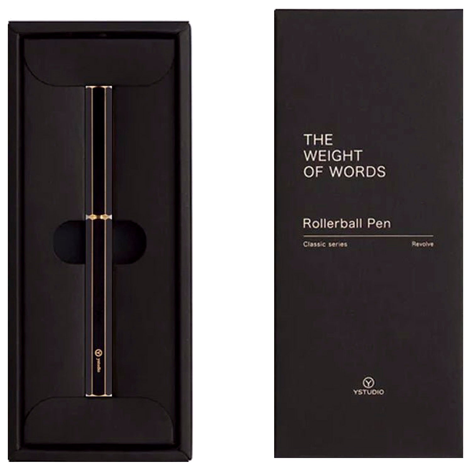 Ystudio Classic Revolve Black Roller Ball Pen 1CRLP0001BKX