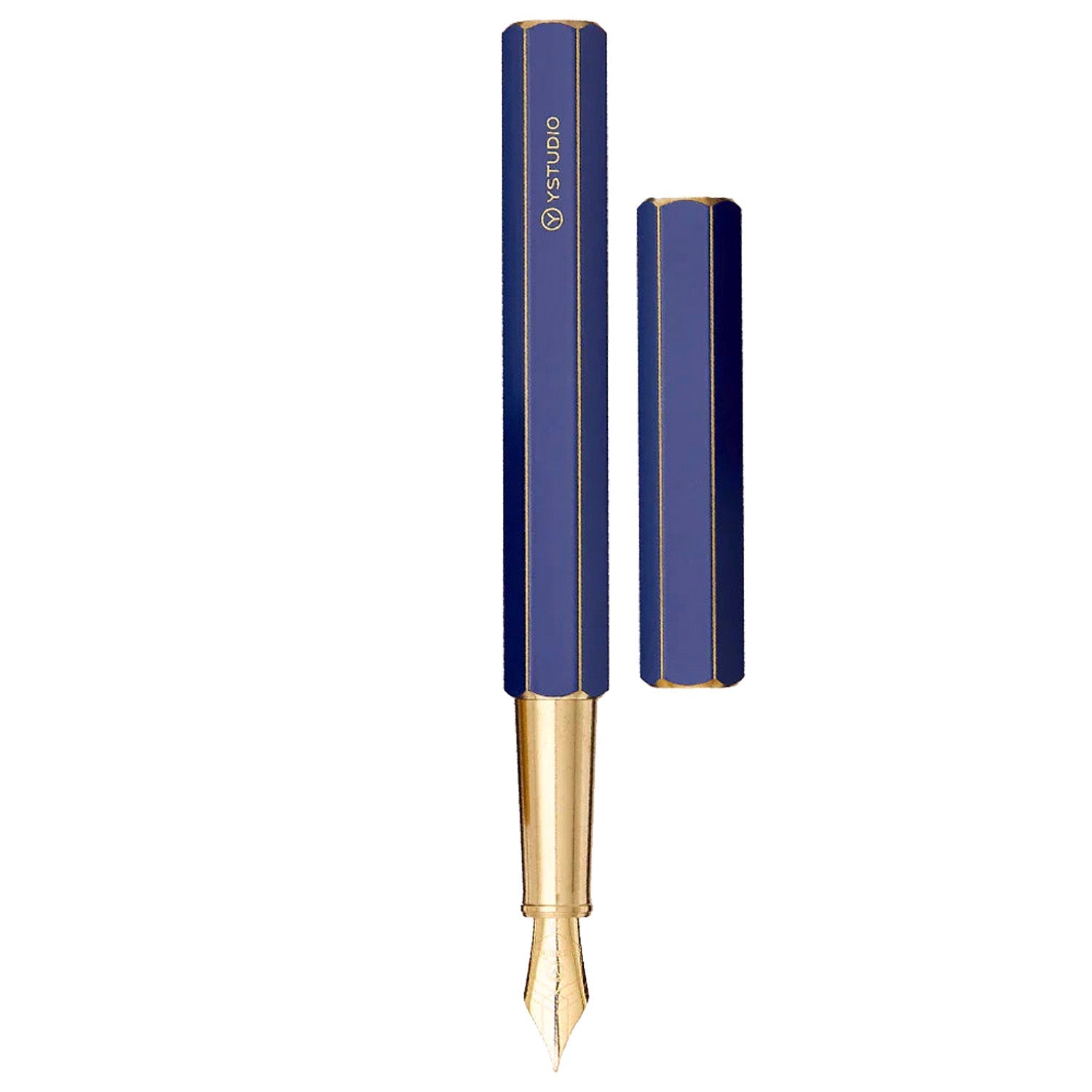 Ystudio Classic Revolve Blue Fountain Pen