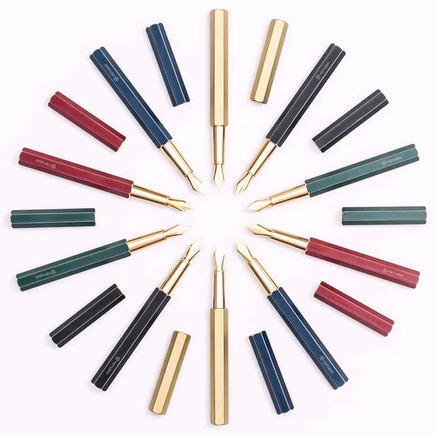 Ystudio Classic Revolve Black Fountain Pen