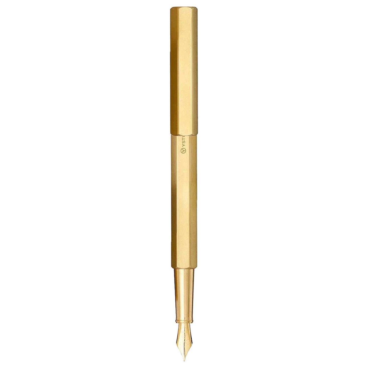 Ystudio Classic Revolve Brass Fountain Pen