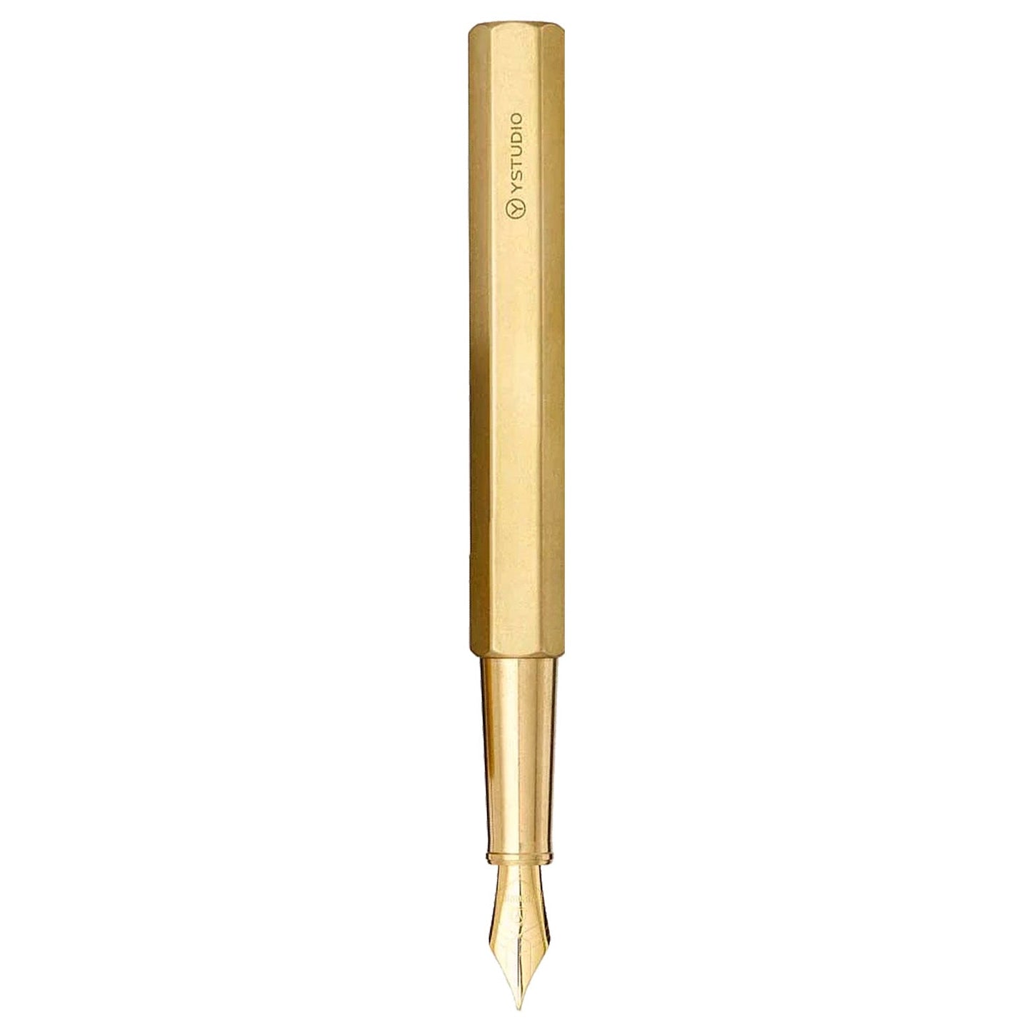 Ystudio Classic Revolve Brass Fountain Pen