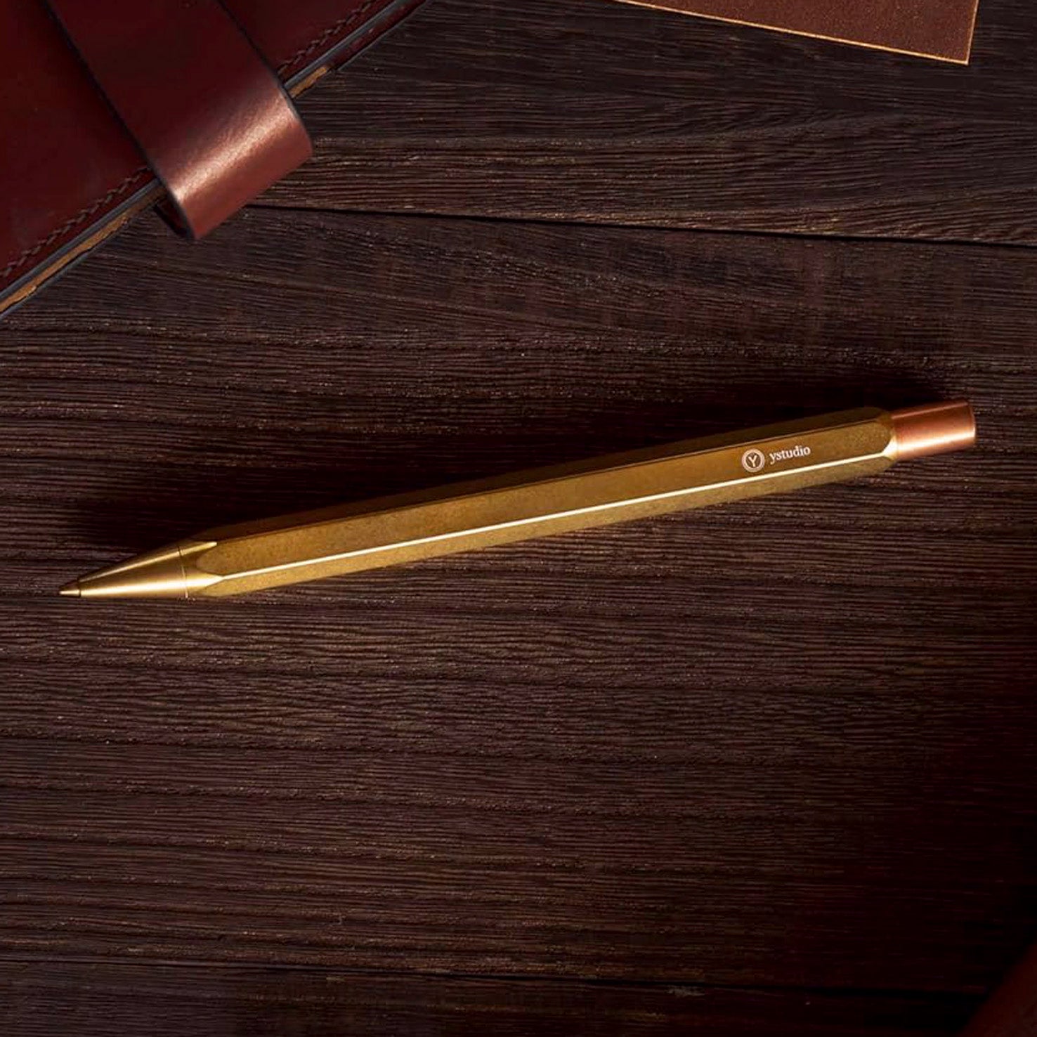 Ystudio Classic Revolve Brass (0.7 MM) Mechanical Pencil 1CPCL0001BSX