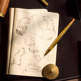Ystudio Classic Revolve Brass (0.7 MM) Mechanical Pencil 1CPCL0001BSX