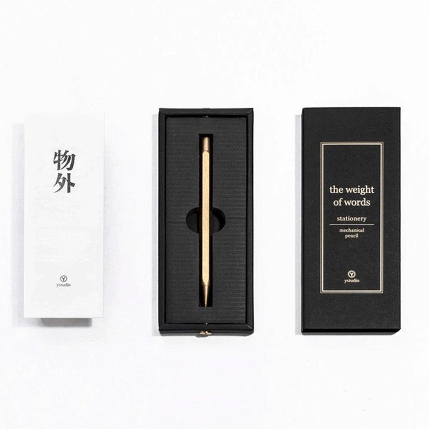 Ystudio Classic Revolve Brass (0.7 MM) Mechanical Pencil 1CPCL0001BSX