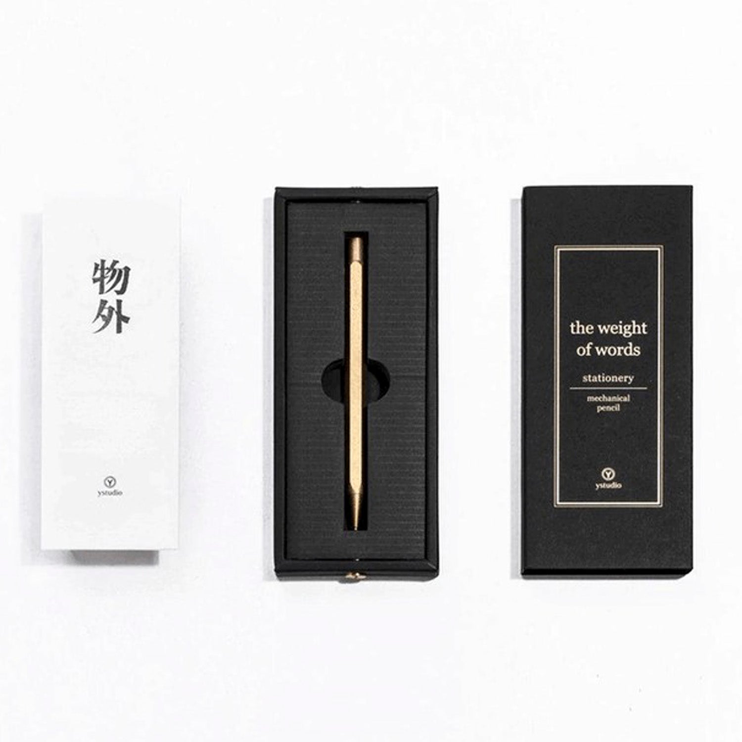 Ystudio Classic Revolve Brass (0.7 MM) Mechanical Pencil 1CPCL0001BSX