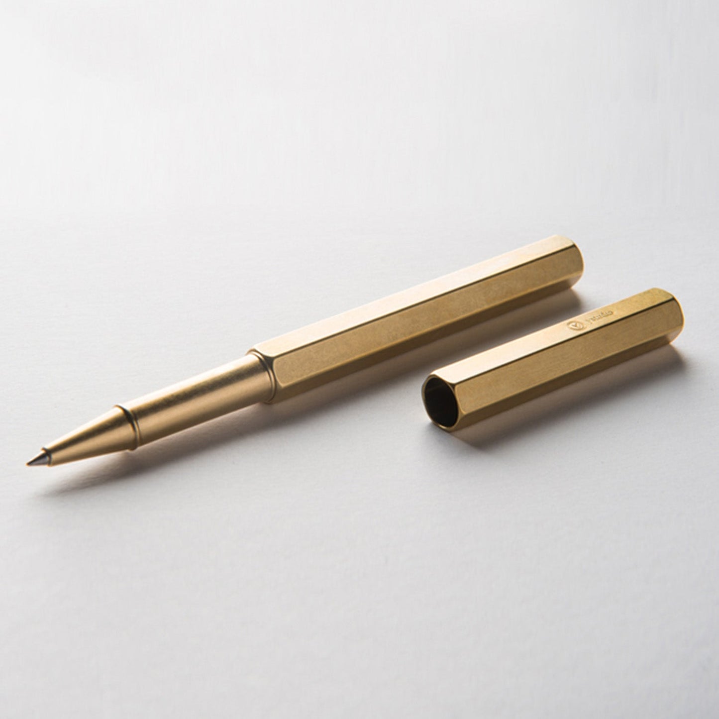 Ystudio Classic Revolve Brass Roller Ball Pen 1CRLP0001BSX