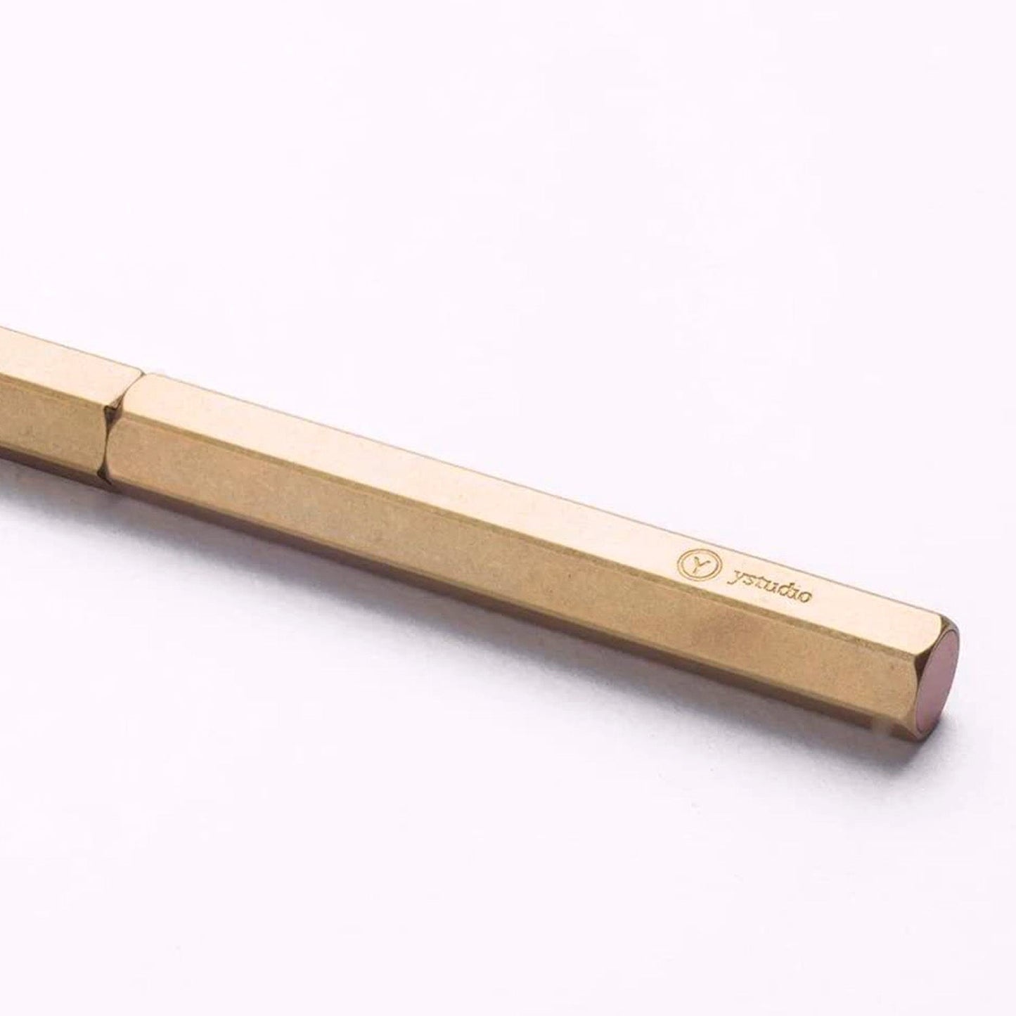 Ystudio Classic Revolve Brass Slim Ballpoint Pen 1CBPP0002BSX