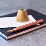 Ystudio Classic Revolve Copper Desk Fountain Pen