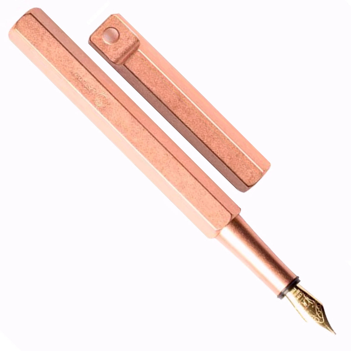 Ystudio Classic Revolve Copper Portable Fountain Pen