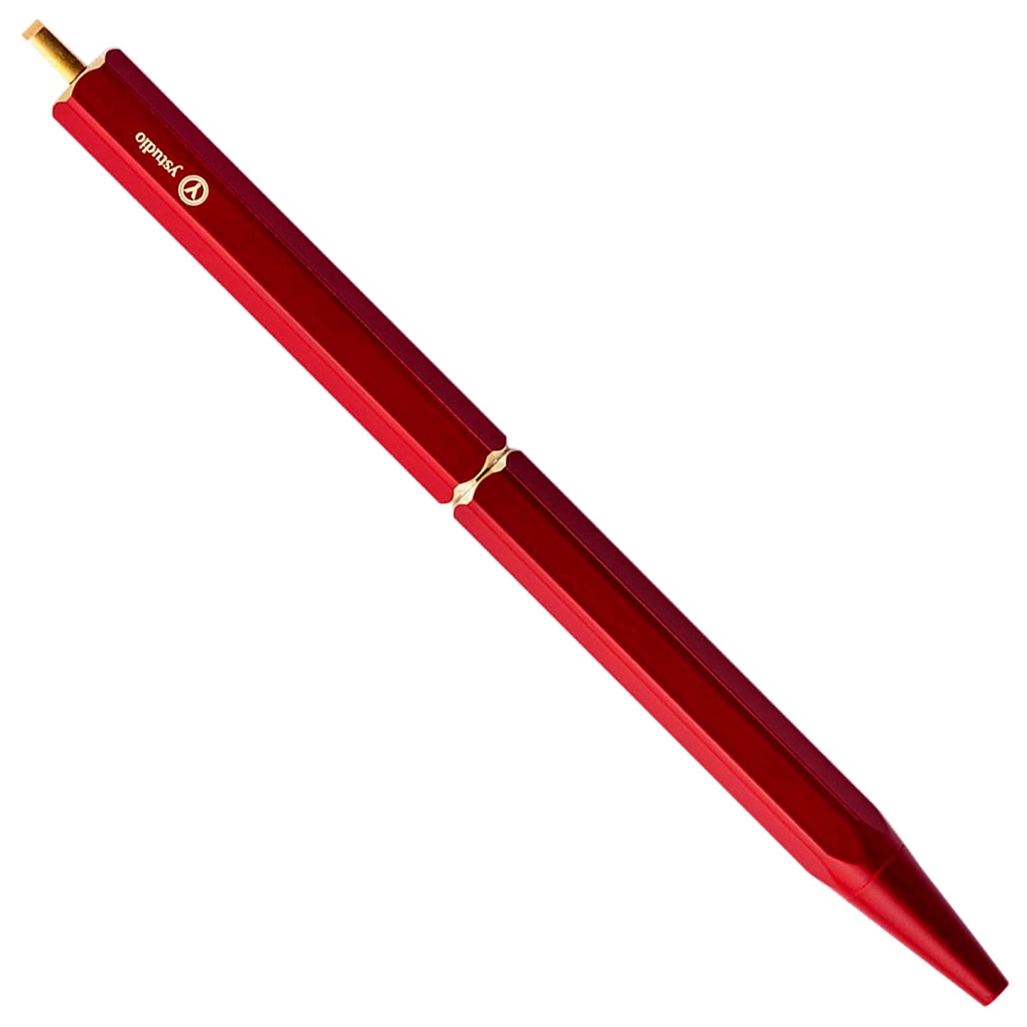 Ystudio Classic Revolve Red Portable Ballpoint Pen 1CBPP0003RDX